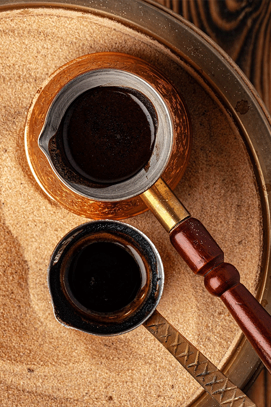 Turkish Coffee on Sand